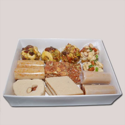 "Dry Fruit Assorted Sweets - 500gms (Abhiruchi Swagruha Sweets) - Click here to View more details about this Product